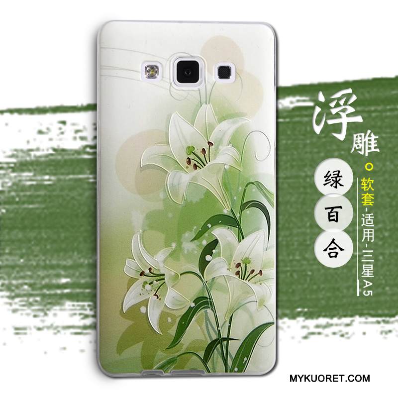 Kuori Samsung Galaxy A5 2015 Pehmeä Neste Murtumaton Ihana, Kotelo Samsung Galaxy A5 2015 Silikoni Sininen