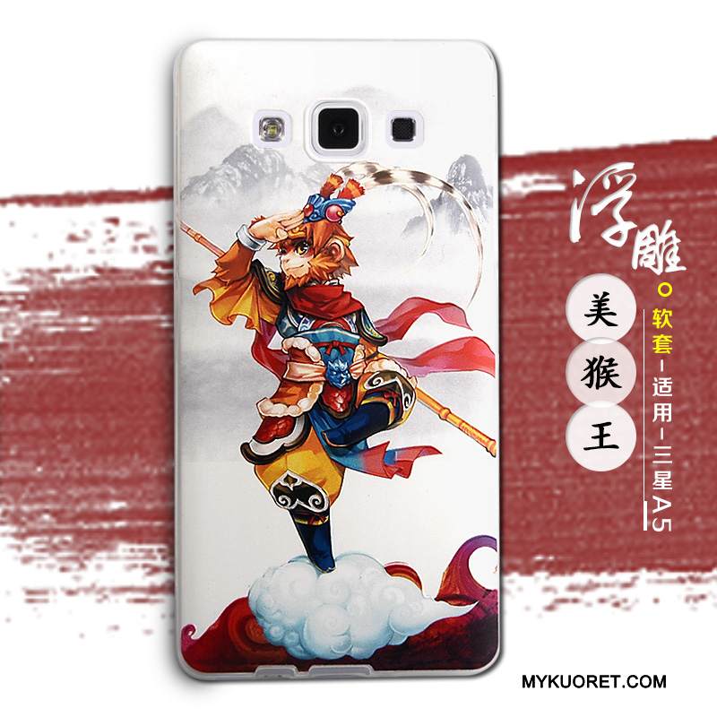 Kuori Samsung Galaxy A5 2015 Pehmeä Neste Murtumaton Ihana, Kotelo Samsung Galaxy A5 2015 Silikoni Sininen