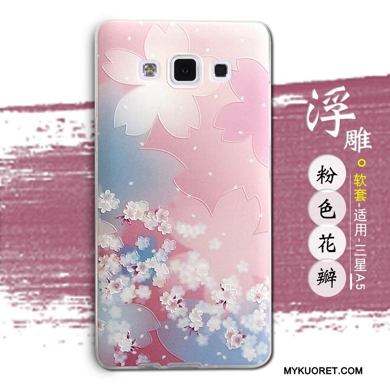 Kuori Samsung Galaxy A5 2015 Pehmeä Neste Murtumaton Ihana, Kotelo Samsung Galaxy A5 2015 Silikoni Sininen