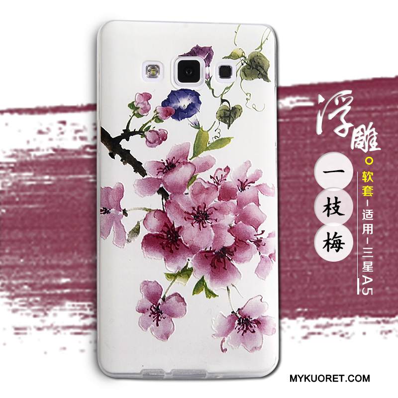 Kuori Samsung Galaxy A5 2015 Pehmeä Neste Murtumaton Ihana, Kotelo Samsung Galaxy A5 2015 Silikoni Sininen