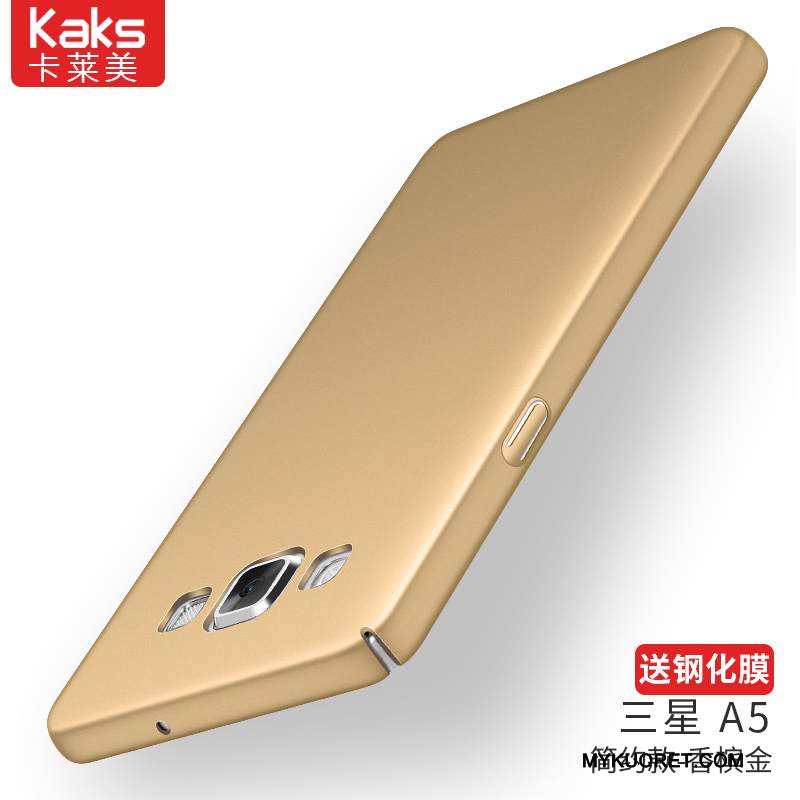 Kuori Samsung Galaxy A5 2015 Suojaus Kova Puhelimen Kuoret, Kotelo Samsung Galaxy A5 2015 Trendi Pesty Suede