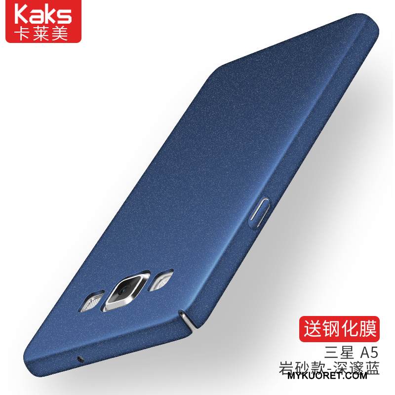 Kuori Samsung Galaxy A5 2015 Suojaus Kova Puhelimen Kuoret, Kotelo Samsung Galaxy A5 2015 Trendi Pesty Suede