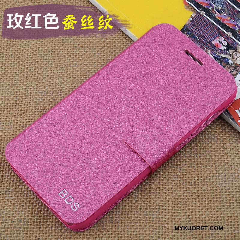 Kuori Samsung Galaxy A5 2015 Suojaus Puhelimen Kuoret Punainen, Kotelo Samsung Galaxy A5 2015 Nahka