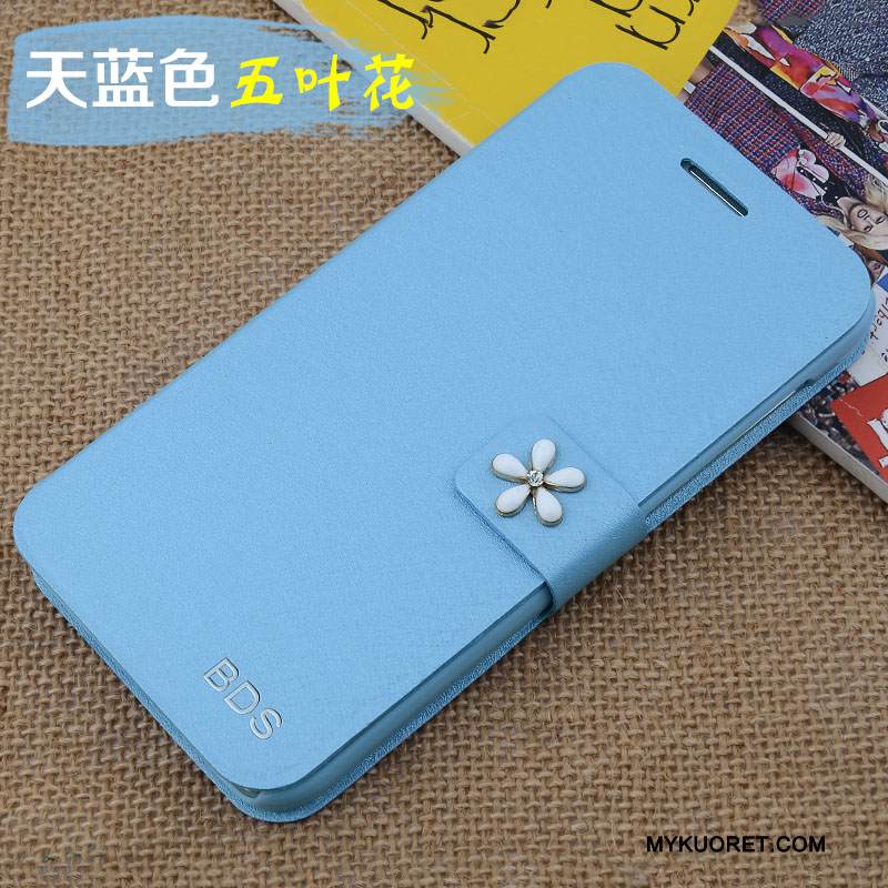 Kuori Samsung Galaxy A5 2015 Suojaus Puhelimen Kuoret Punainen, Kotelo Samsung Galaxy A5 2015 Nahka