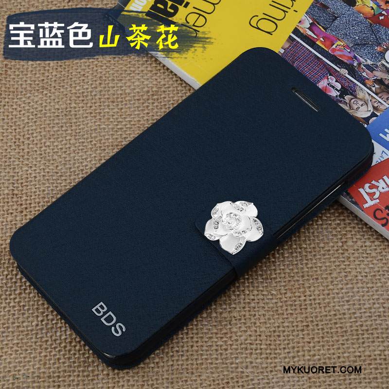 Kuori Samsung Galaxy A5 2015 Suojaus Puhelimen Kuoret Punainen, Kotelo Samsung Galaxy A5 2015 Nahka