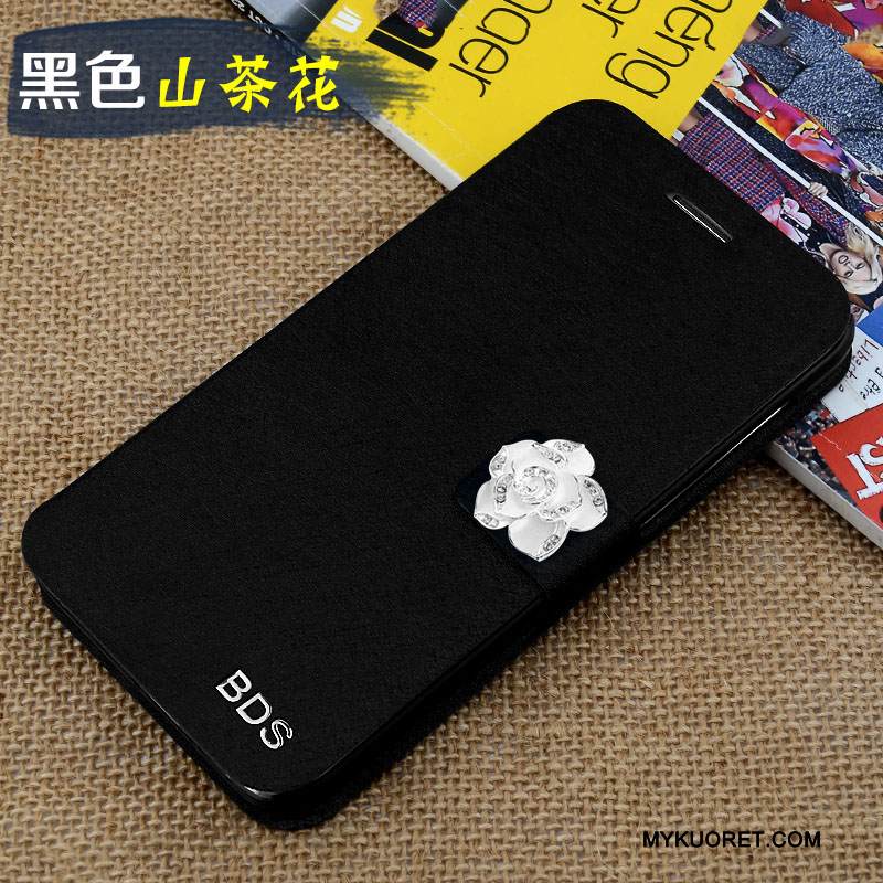 Kuori Samsung Galaxy A5 2015 Suojaus Puhelimen Kuoret Punainen, Kotelo Samsung Galaxy A5 2015 Nahka