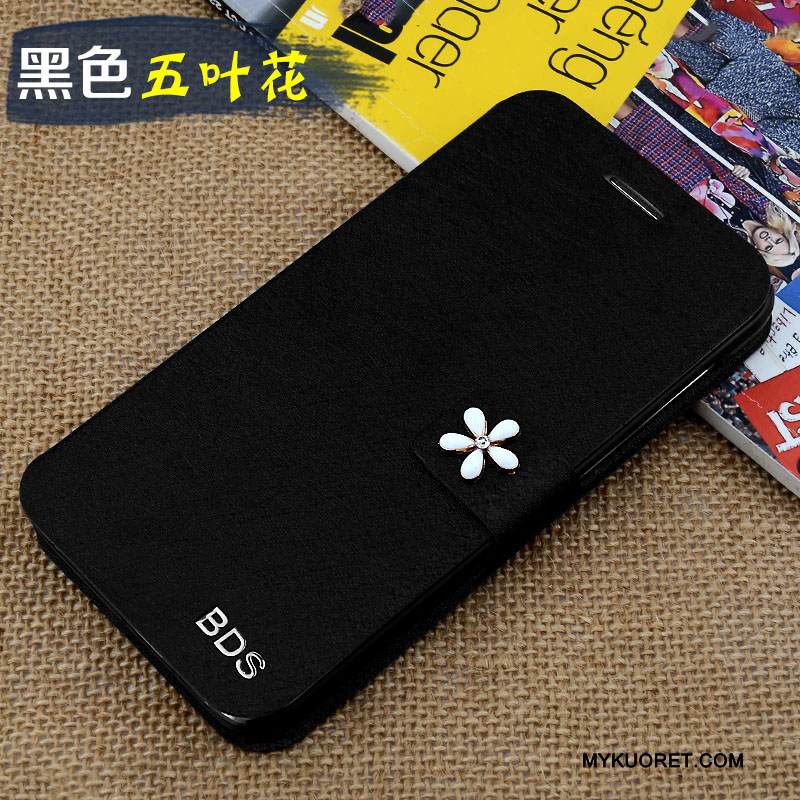 Kuori Samsung Galaxy A5 2015 Suojaus Puhelimen Kuoret Punainen, Kotelo Samsung Galaxy A5 2015 Nahka