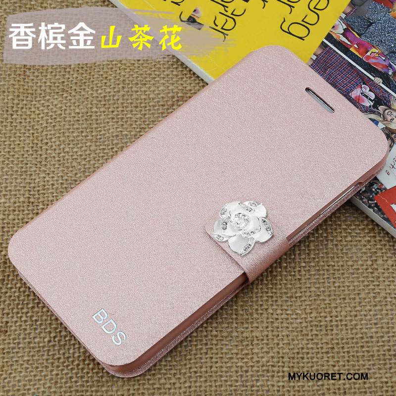 Kuori Samsung Galaxy A5 2015 Suojaus Puhelimen Kuoret Punainen, Kotelo Samsung Galaxy A5 2015 Nahka