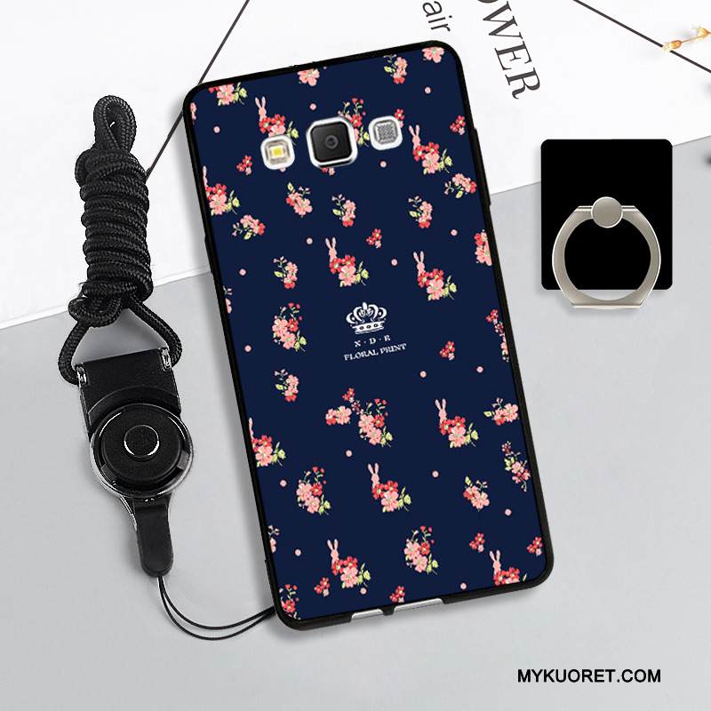 Kuori Samsung Galaxy A5 2015 Suojaus Puhelimen Kuoret Punainen, Kotelo Samsung Galaxy A5 2015 Pehmeä Neste Ripustettavat Koristeet Murtumaton