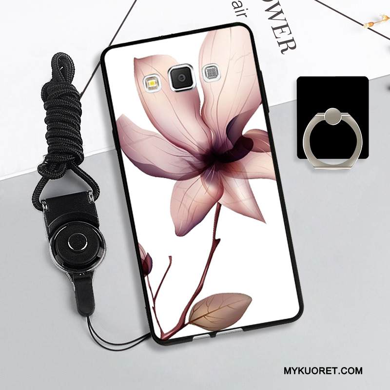 Kuori Samsung Galaxy A5 2015 Suojaus Puhelimen Kuoret Punainen, Kotelo Samsung Galaxy A5 2015 Pehmeä Neste Ripustettavat Koristeet Murtumaton