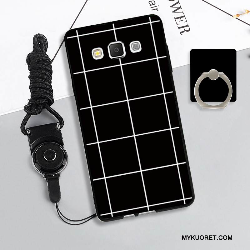 Kuori Samsung Galaxy A5 2015 Suojaus Puhelimen Kuoret Punainen, Kotelo Samsung Galaxy A5 2015 Pehmeä Neste Ripustettavat Koristeet Murtumaton