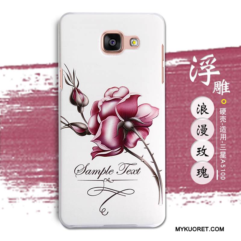 Kuori Samsung Galaxy A5 2016 Kohokuviointi Puhelimen Kuoret Jauhe, Kotelo Samsung Galaxy A5 2016 Suojaus