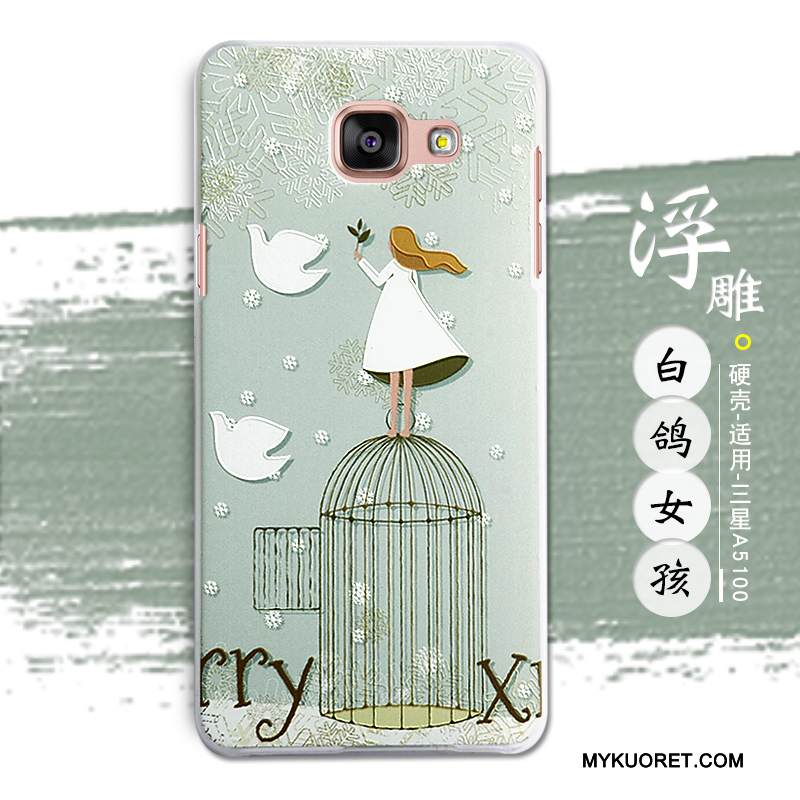 Kuori Samsung Galaxy A5 2016 Kohokuviointi Puhelimen Kuoret Jauhe, Kotelo Samsung Galaxy A5 2016 Suojaus