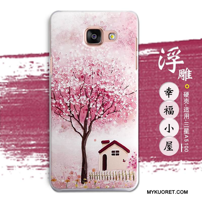 Kuori Samsung Galaxy A5 2016 Kohokuviointi Puhelimen Kuoret Jauhe, Kotelo Samsung Galaxy A5 2016 Suojaus