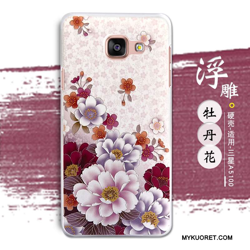 Kuori Samsung Galaxy A5 2016 Kohokuviointi Puhelimen Kuoret Jauhe, Kotelo Samsung Galaxy A5 2016 Suojaus