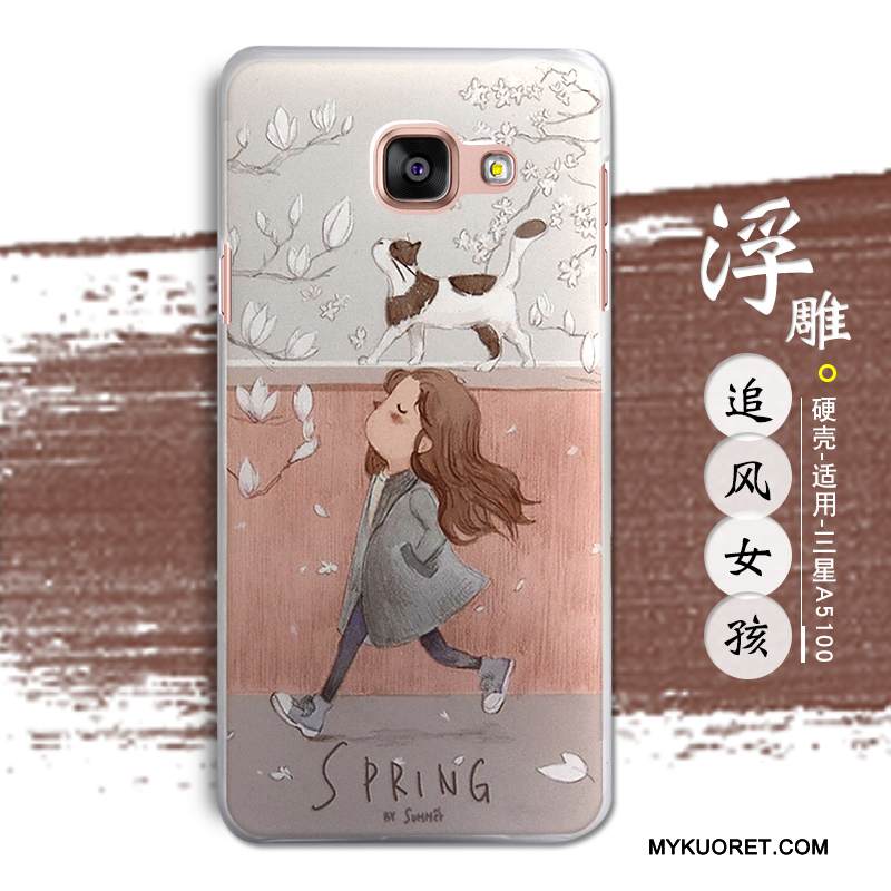 Kuori Samsung Galaxy A5 2016 Kohokuviointi Puhelimen Kuoret Jauhe, Kotelo Samsung Galaxy A5 2016 Suojaus