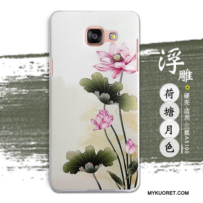 Kuori Samsung Galaxy A5 2016 Kohokuviointi Puhelimen Kuoret Jauhe, Kotelo Samsung Galaxy A5 2016 Suojaus