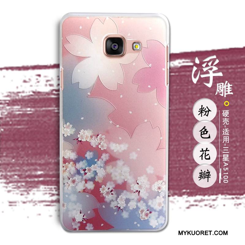 Kuori Samsung Galaxy A5 2016 Kohokuviointi Puhelimen Kuoret Jauhe, Kotelo Samsung Galaxy A5 2016 Suojaus