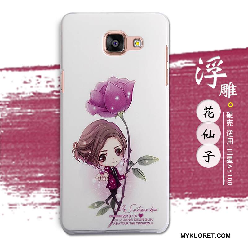 Kuori Samsung Galaxy A5 2016 Kohokuviointi Puhelimen Kuoret Jauhe, Kotelo Samsung Galaxy A5 2016 Suojaus