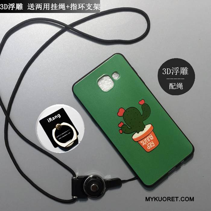 Kuori Samsung Galaxy A5 2016 Laukut Murtumaton Puhelimen Kuoret, Kotelo Samsung Galaxy A5 2016 Sarjakuva Valkoinen