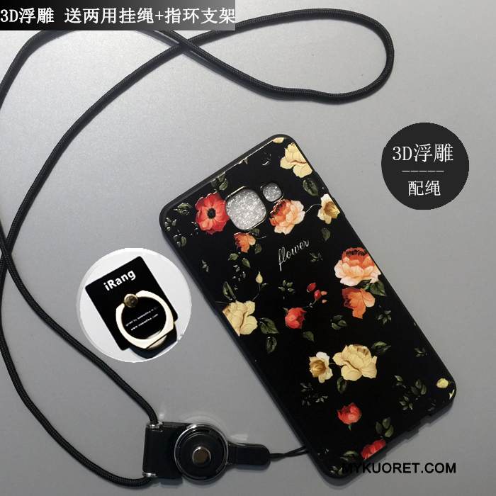 Kuori Samsung Galaxy A5 2016 Laukut Murtumaton Puhelimen Kuoret, Kotelo Samsung Galaxy A5 2016 Sarjakuva Valkoinen