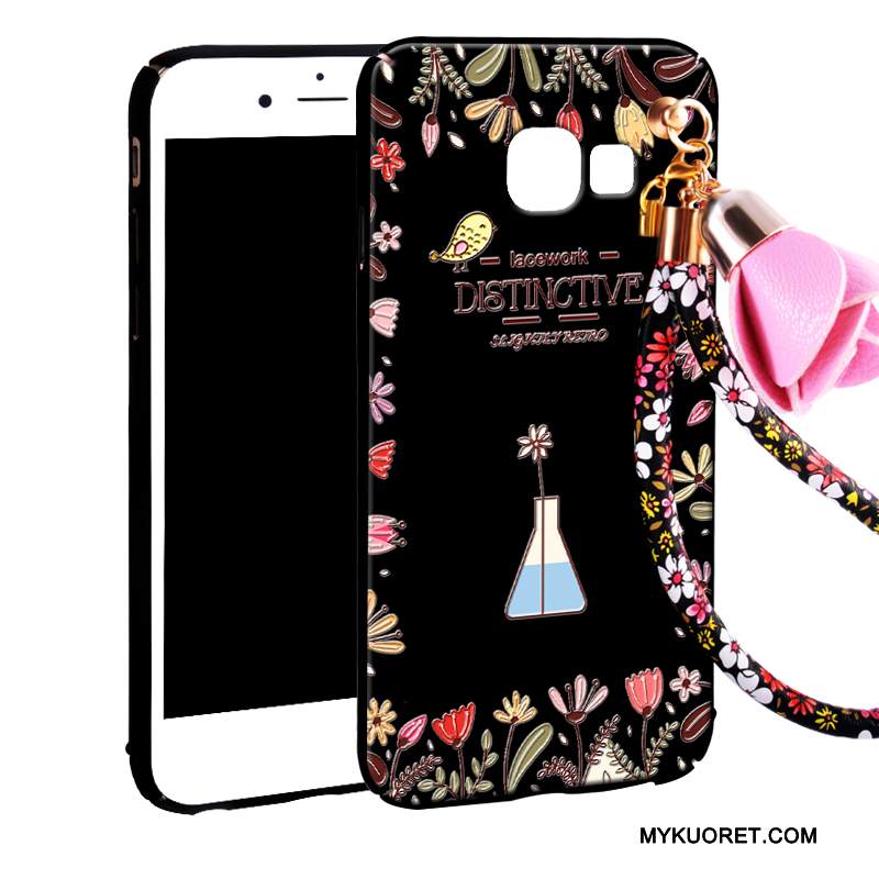 Kuori Samsung Galaxy A5 2016 Laukut Murtumaton Ripustettavat Koristeet, Kotelo Samsung Galaxy A5 2016 Suojaus Pesty Suede Kova