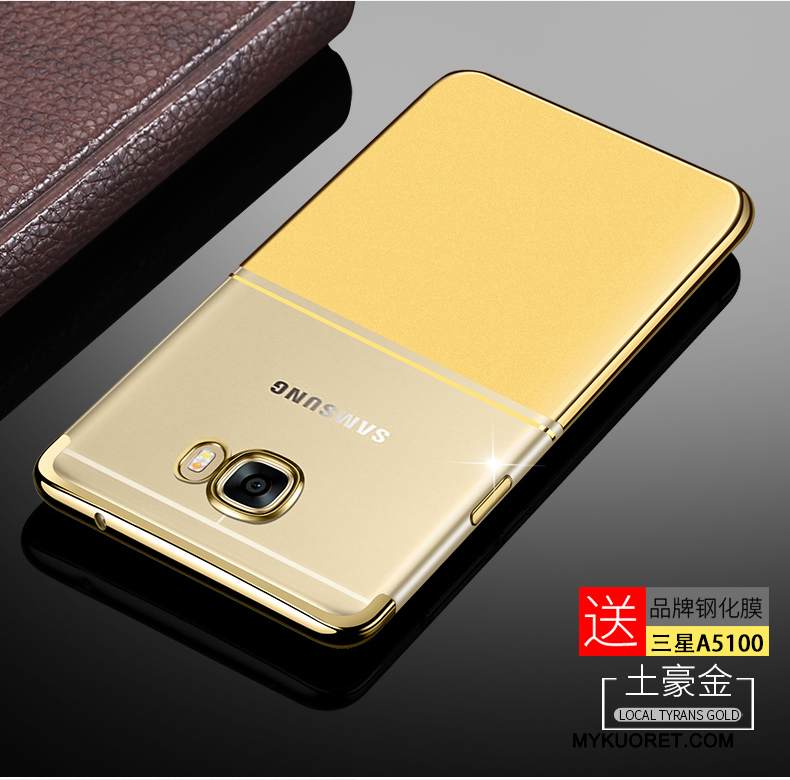 Kuori Samsung Galaxy A5 2016 Laukut Ohut Puhelimen Kuoret, Kotelo Samsung Galaxy A5 2016 Pehmeä Neste Trendi Keltainen