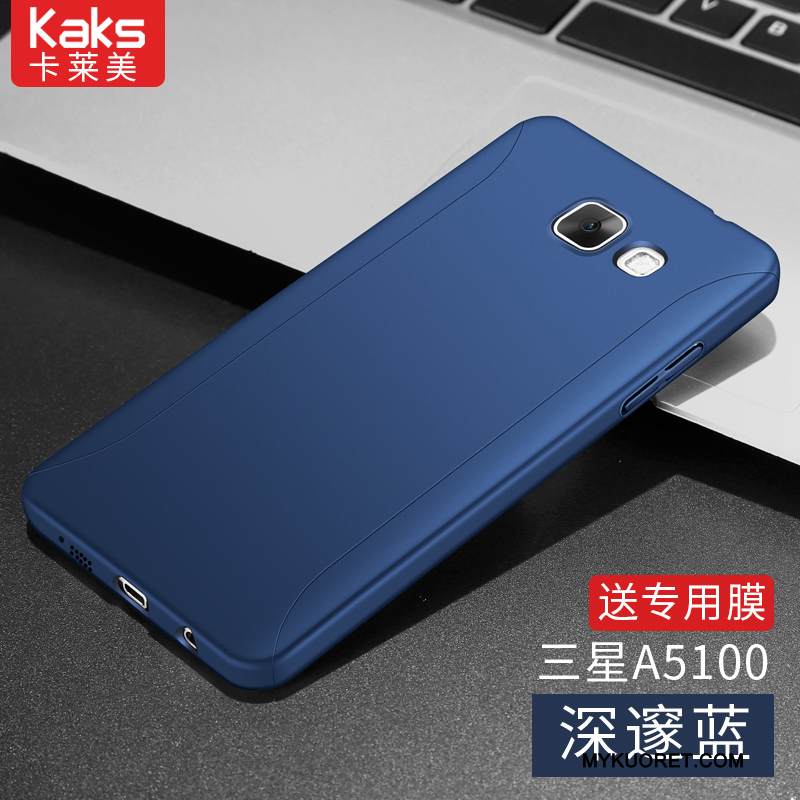 Kuori Samsung Galaxy A5 2016 Laukut Pesty Suede Jauhe, Kotelo Samsung Galaxy A5 2016 Luova Puhelimen Kuoret Kova