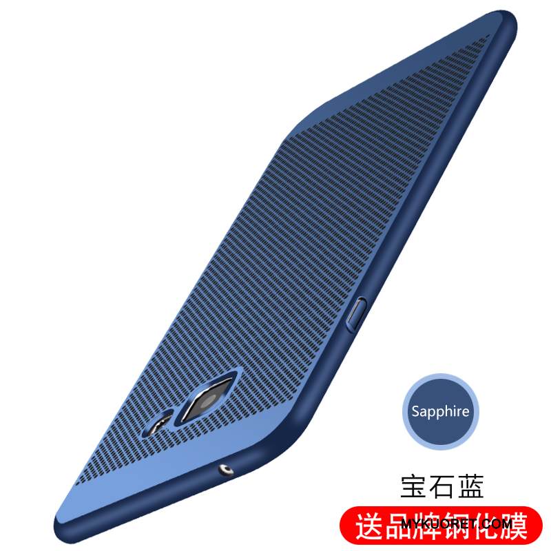 Kuori Samsung Galaxy A5 2016 Laukut Pesty Suede Murtumaton, Kotelo Samsung Galaxy A5 2016 Suojaus Säteilevä Kulta