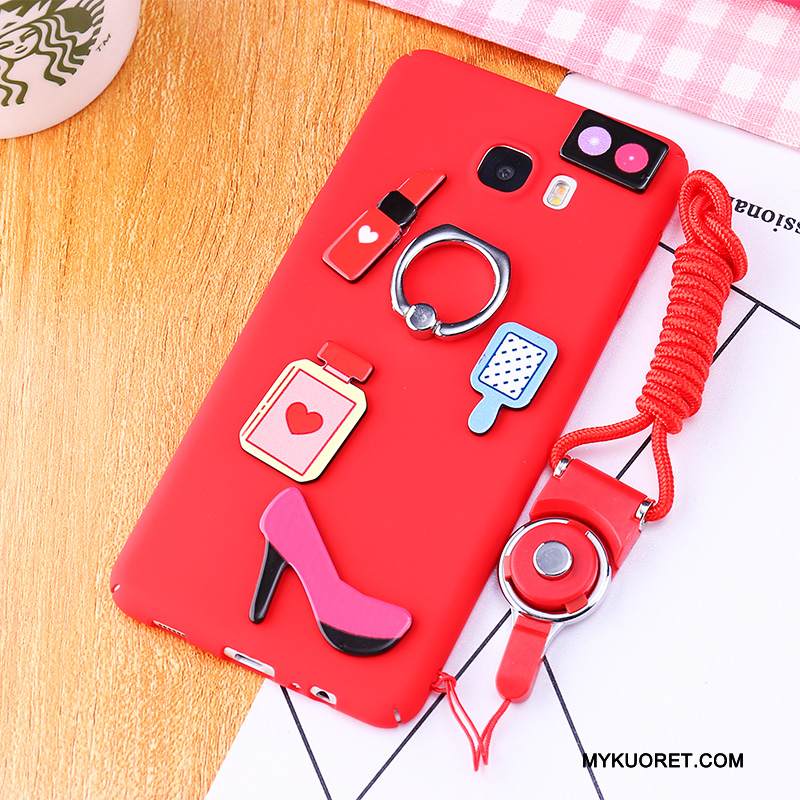 Kuori Samsung Galaxy A5 2016 Laukut Sininen Puhelimen Kuoret, Kotelo Samsung Galaxy A5 2016 Suojaus Trendi Pesty Suede