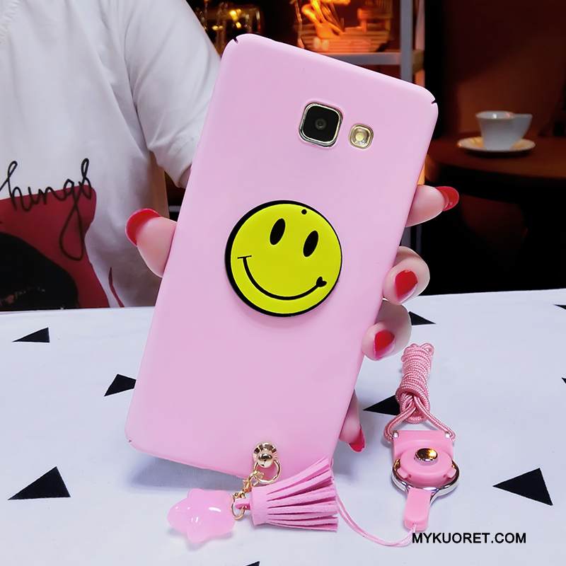 Kuori Samsung Galaxy A5 2016 Laukut Trendi Pesty Suede, Kotelo Samsung Galaxy A5 2016 Suojaus Puhelimen Kuoret Kova