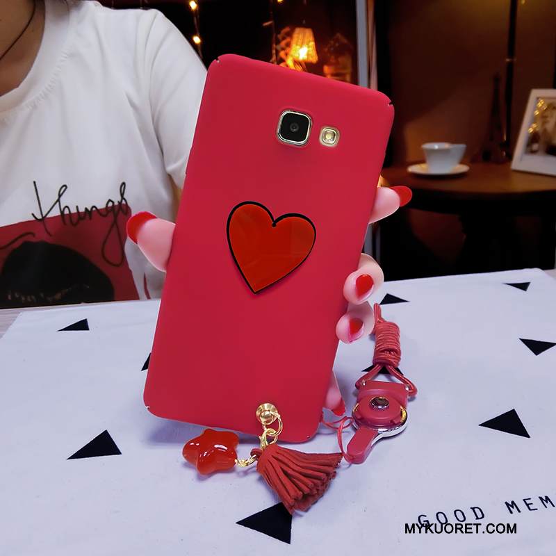 Kuori Samsung Galaxy A5 2016 Laukut Trendi Pesty Suede, Kotelo Samsung Galaxy A5 2016 Suojaus Puhelimen Kuoret Kova