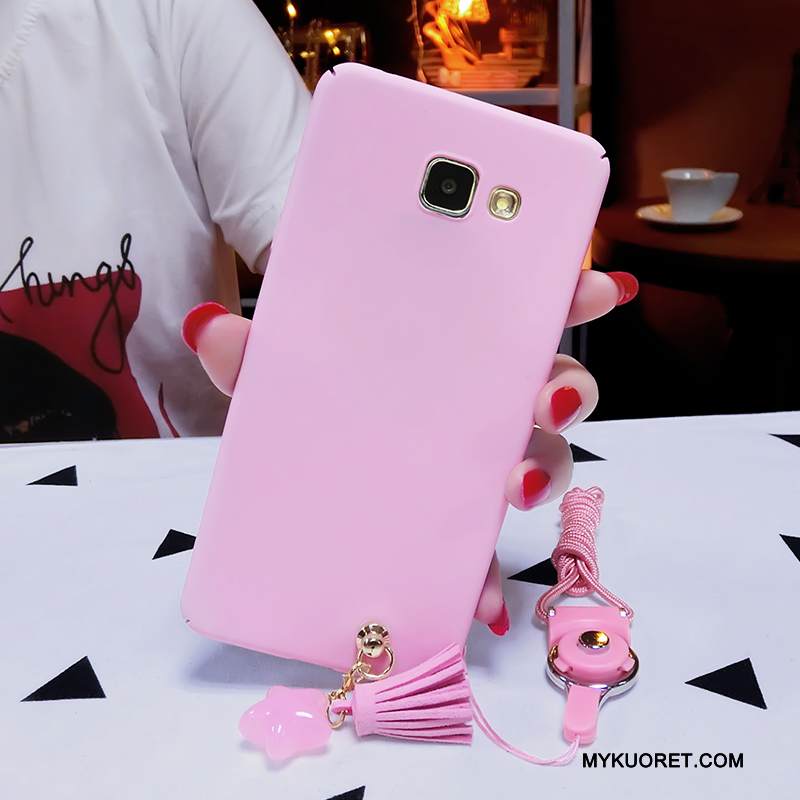 Kuori Samsung Galaxy A5 2016 Laukut Trendi Pesty Suede, Kotelo Samsung Galaxy A5 2016 Suojaus Puhelimen Kuoret Kova