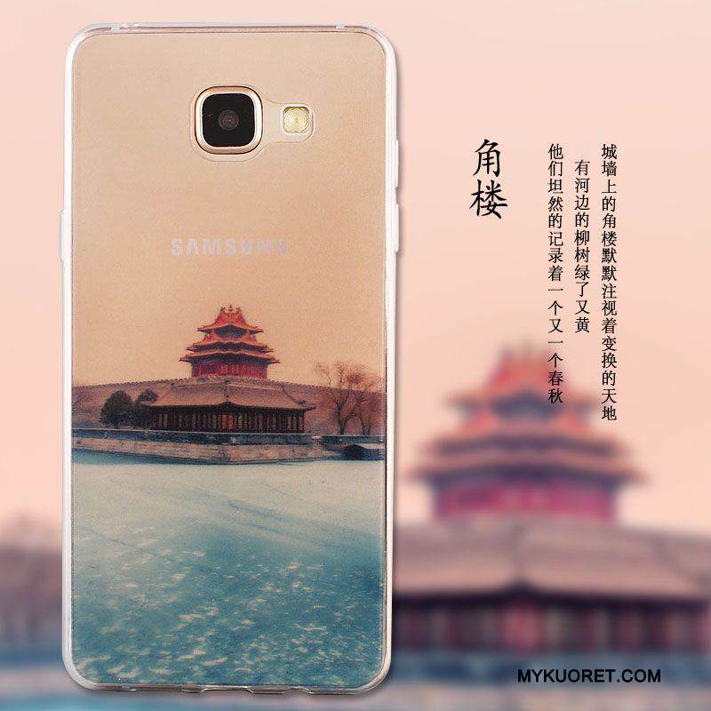 Kuori Samsung Galaxy A5 2016 Maalaus Trendi Vihreä, Kotelo Samsung Galaxy A5 2016 Suojaus Puhelimen Kuoret