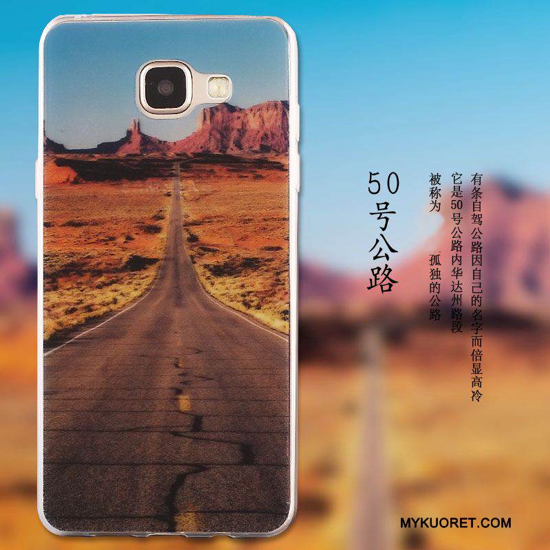 Kuori Samsung Galaxy A5 2016 Maalaus Trendi Vihreä, Kotelo Samsung Galaxy A5 2016 Suojaus Puhelimen Kuoret