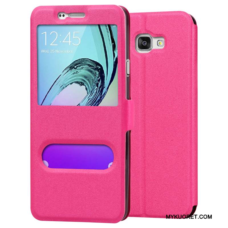 Kuori Samsung Galaxy A5 2016 Nahka Jauhe Trendi, Kotelo Samsung Galaxy A5 2016 Laukut Puhelimen Kuoret