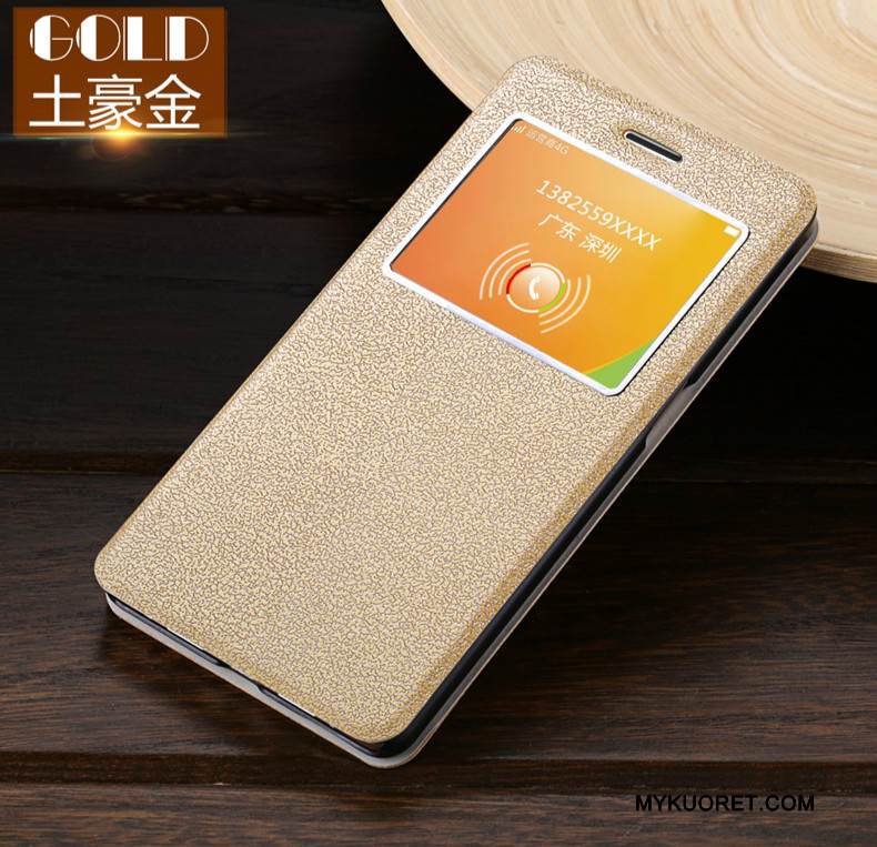 Kuori Samsung Galaxy A5 2016 Nahka Punainen Puhelimen Kuoret, Kotelo Samsung Galaxy A5 2016 Kuoret