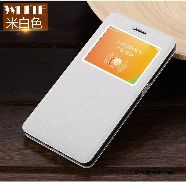 Kuori Samsung Galaxy A5 2016 Nahka Punainen Puhelimen Kuoret, Kotelo Samsung Galaxy A5 2016 Kuoret