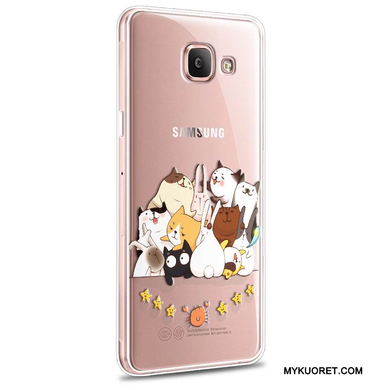 Kuori Samsung Galaxy A5 2016 Pehmeä Neste Puhelimen Kuoret Murtumaton, Kotelo Samsung Galaxy A5 2016 Silikoni Trendi Vaaleansininen