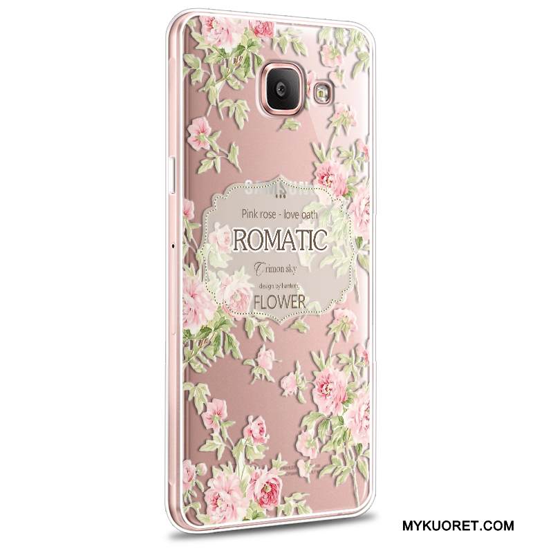 Kuori Samsung Galaxy A5 2016 Pehmeä Neste Puhelimen Kuoret Murtumaton, Kotelo Samsung Galaxy A5 2016 Silikoni Trendi Vaaleansininen