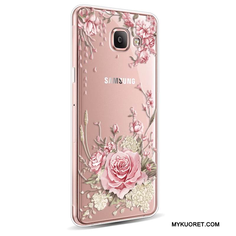 Kuori Samsung Galaxy A5 2016 Pehmeä Neste Puhelimen Kuoret Murtumaton, Kotelo Samsung Galaxy A5 2016 Silikoni Trendi Vaaleansininen