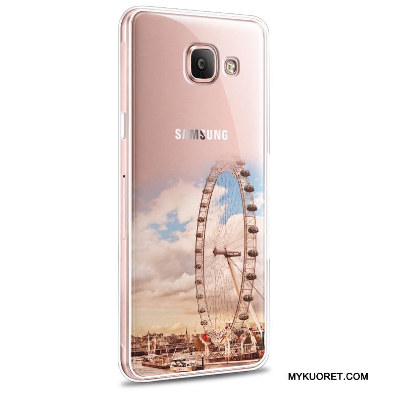 Kuori Samsung Galaxy A5 2016 Pehmeä Neste Puhelimen Kuoret Murtumaton, Kotelo Samsung Galaxy A5 2016 Silikoni Trendi Vaaleansininen