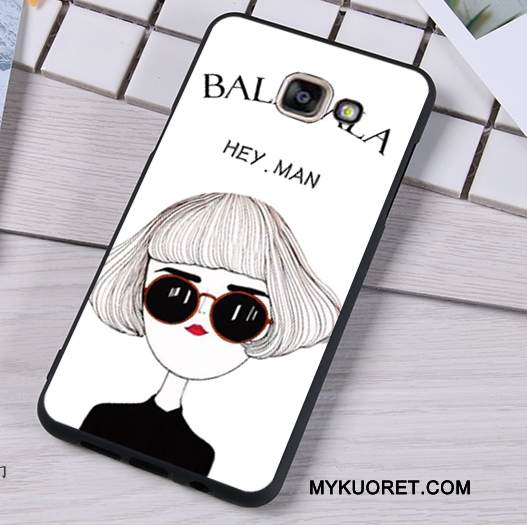 Kuori Samsung Galaxy A5 2016 Pehmeä Neste Sininen Ripustettavat Koristeet, Kotelo Samsung Galaxy A5 2016 Silikoni Puhelimen Kuoret Murtumaton