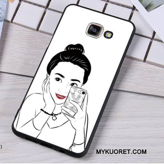 Kuori Samsung Galaxy A5 2016 Pehmeä Neste Sininen Ripustettavat Koristeet, Kotelo Samsung Galaxy A5 2016 Silikoni Puhelimen Kuoret Murtumaton