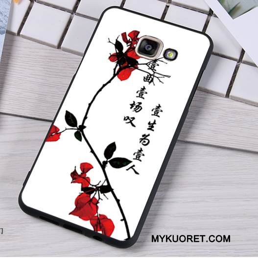 Kuori Samsung Galaxy A5 2016 Pehmeä Neste Sininen Ripustettavat Koristeet, Kotelo Samsung Galaxy A5 2016 Silikoni Puhelimen Kuoret Murtumaton