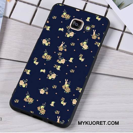 Kuori Samsung Galaxy A5 2016 Pehmeä Neste Sininen Ripustettavat Koristeet, Kotelo Samsung Galaxy A5 2016 Silikoni Puhelimen Kuoret Murtumaton