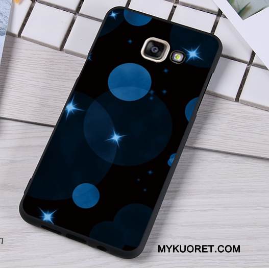 Kuori Samsung Galaxy A5 2016 Pehmeä Neste Sininen Ripustettavat Koristeet, Kotelo Samsung Galaxy A5 2016 Silikoni Puhelimen Kuoret Murtumaton