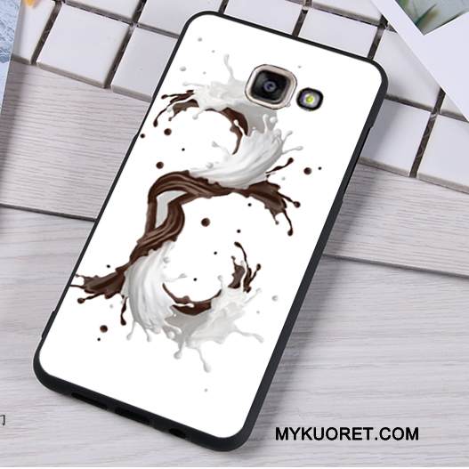 Kuori Samsung Galaxy A5 2016 Pehmeä Neste Sininen Ripustettavat Koristeet, Kotelo Samsung Galaxy A5 2016 Silikoni Puhelimen Kuoret Murtumaton