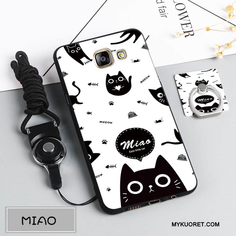 Kuori Samsung Galaxy A5 2016 Pehmeä Neste Trendi Puhelimen Kuoret, Kotelo Samsung Galaxy A5 2016 Silikoni Murtumaton Musta