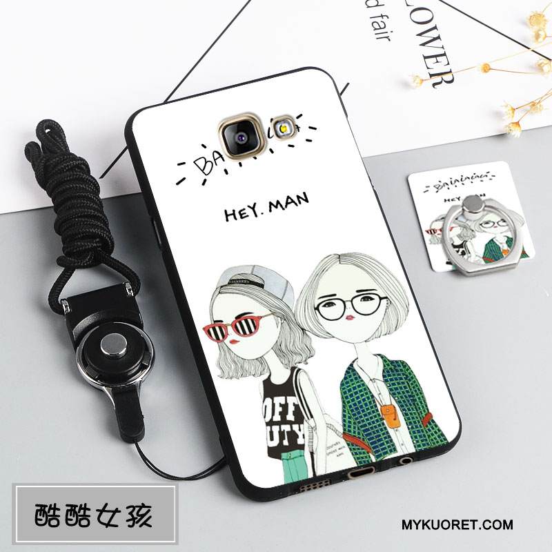 Kuori Samsung Galaxy A5 2016 Pehmeä Neste Trendi Puhelimen Kuoret, Kotelo Samsung Galaxy A5 2016 Silikoni Murtumaton Musta